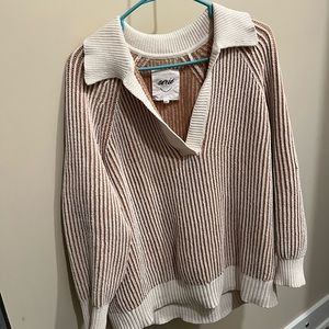 Like new aerie oversized sweater shirt